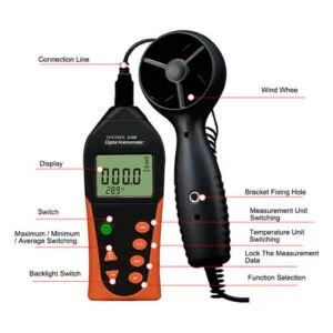 Benetech Digital Anemometer GM8901 Air Flowmeter